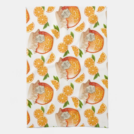 Oranje Jam Theedoek (Verticaal)