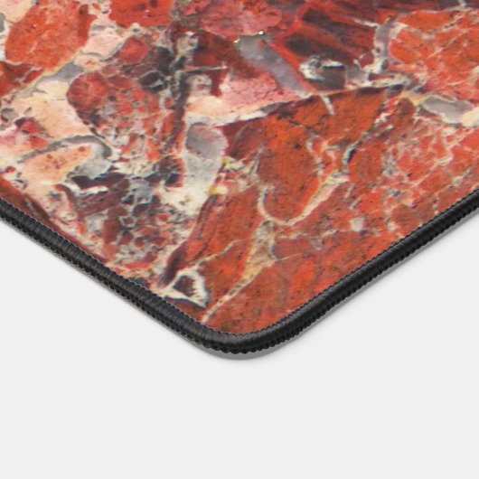 Oranje Jasper Stone Pattern Bureaumat (Hoek)