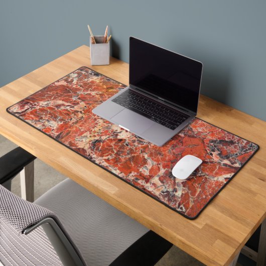 Oranje Jasper Stone Pattern Bureaumat (Kantoor 2)