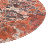 Oranje Jasper Stone Pattern Snijplank (Hoek)