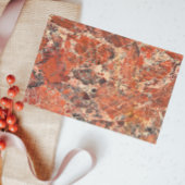 Oranje Jasper Stone Pattern Tissuepapier