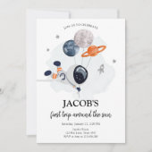 Oranje jongen van de buitenruimtetoestel kaart (Voorkant)