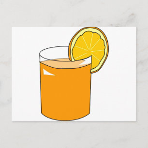 Oranje Juice Briefkaart