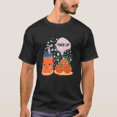 Oranje Juice Comic Cartoon T-shirt (Voorkant)