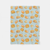 Oranje Juice Fleece Deken (Voorkant)