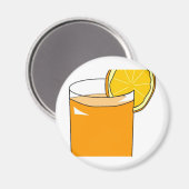 Oranje Juice Magneet (Voorkant / Achterkant)