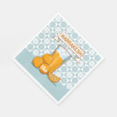 Oranje Juice Marrakesh Marokko Servet (Hoek)