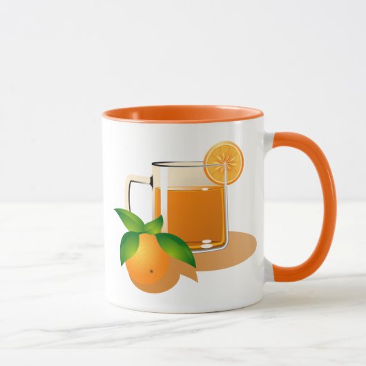 Oranje Juice Mok (Rechts)