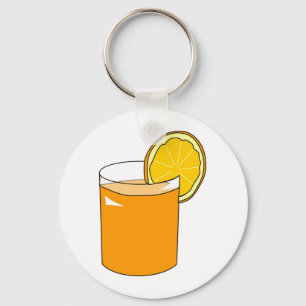 Oranje Juice Sleutelhanger