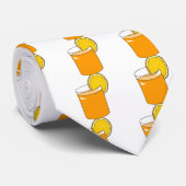 Oranje Juice Stropdas (Opgerold)