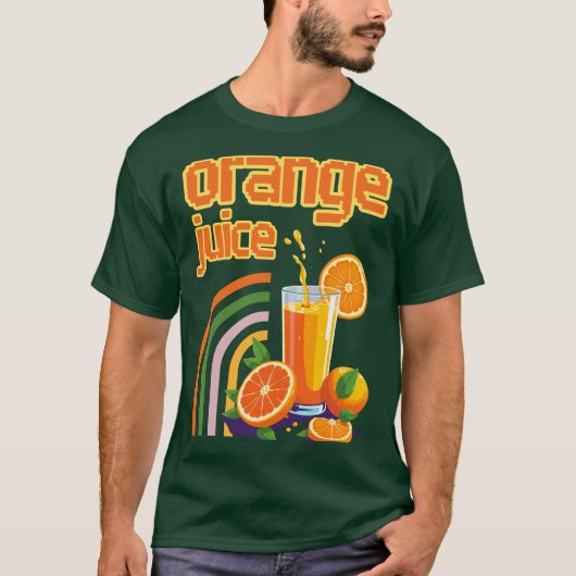 Oranje Juice T-shirt (Voorkant)