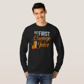 Oranje Juismachine Juicer Drink Mix Verse Maker T-shirt (Voorkant volledig)