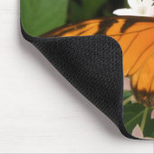 Oranje Julia Butterfly Mousepad Muismat (Hoek)
