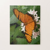 Oranje Julia Butterfly Puzzle Legpuzzel (Verticaal)