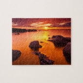 Oranje kaap, zonsondergang, Californië Legpuzzel (Horizontaal)