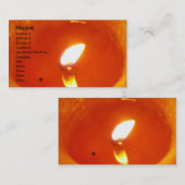 Oranje KaarsenVisitekaartje Visitekaartje (Voorkant / Achterkant)