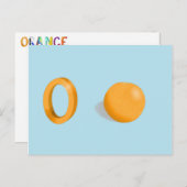 Oranje kaart (Voorkant / Achterkant)