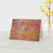 oranje kaart (Gele Bloem)