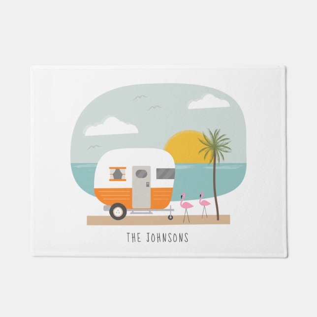  Oranje kakkerbedekking Deurmat (Voorkant)