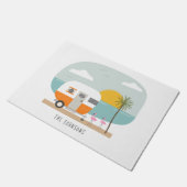 Oranje kakkerbedekking Deurmat (Schuin)