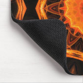 Oranje Kaleidoscoop 01 Muismat (Hoek)