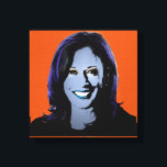 Oranje Kamala Harris Pop Art Canvas Afdruk<br><div class="desc">Politieke Pop Art Gear en Politieke Gifts van PolitiClothes.com & PolitiCardz.com Vind de meest unieke verkiezingen en politieke cadeaus, waaronder: politieke T-shirts, politieke Bumperstickers, politieke Buttonnen, politieke Posters, politieke spelden, politieke Kaarten, politieke Mokken, politieke Posters, politieke handtekeningen en nog veel meer! Politieke kunst en kunst: http://www.PolitiClothes.com Politieke Kaarten en geschenken:...</div>