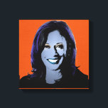Oranje Kamala Harris Pop Art Canvas Afdruk<br><div class="desc">Politieke Pop Art Gear en Politieke Gifts van PolitiClothes.com & PolitiCardz.com Vind de meest unieke verkiezingen en politieke cadeaus, waaronder: politieke T-shirts, politieke Bumperstickers, politieke Buttonnen, politieke Posters, politieke spelden, politieke Kaarten, politieke Mokken, politieke Posters, politieke handtekeningen en nog veel meer! Politieke kunst en kunst: http://www.PolitiClothes.com Politieke Kaarten en geschenken:...</div>