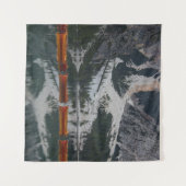 ORANJE KANOE OP HET WATERLICHAAM WANDKLEED (Voorkant (horizontaal))