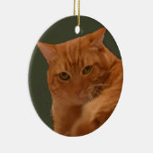 Oranje kanteltje keramisch ornament (Rechts)