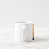 oranje kantoorartikelen ontwerp espresso kop (Achterkant)