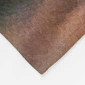 Oranje kartonnen tekening fleece deken (Hoek)