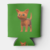 Oranje kat blikjeskoeler (Voorkant)