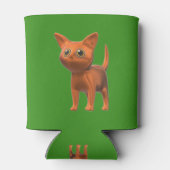 Oranje kat blikjeskoeler (Achterkant)