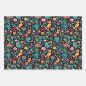 Oranje Kat Botanisch Inpakpapier Vel (Voorkant)