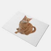 Oranje kat deurmat (Schuin)