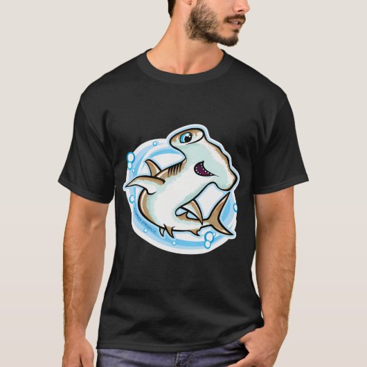 Oranje Kat gaat vissen T-shirt (Voorkant)
