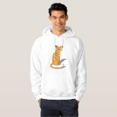 Oranje Kat Hoodie (Voorkant volledig)