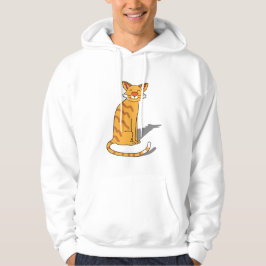 Oranje Kat Hoodie