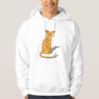 Oranje Kat Hoodie