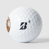 Oranje Kat - Ik ben weer in de zandbak? Golfballen (Logo)