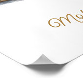 Oranje kat mammie mooi poster (Hoek)