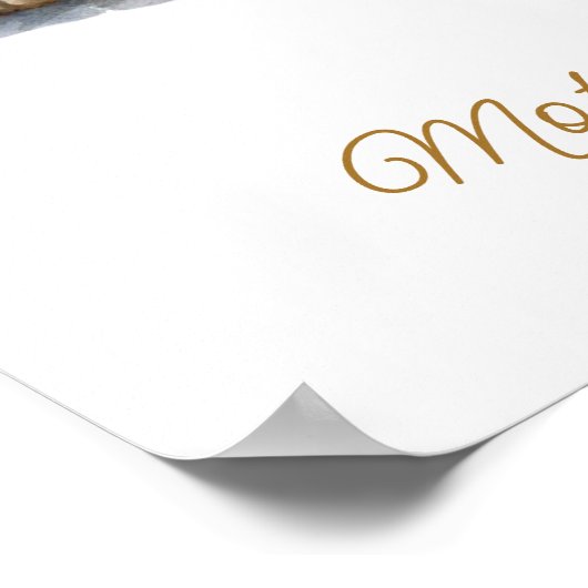 Oranje kat mammie mooi poster (Hoek)