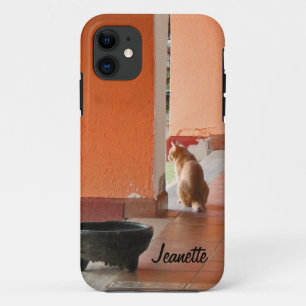 Oranje kat met hoogte, El Gato Case-Mate iPhone Case