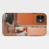 Oranje kat met hoogte, El Gato Case-Mate iPhone Case (Achterkant (horizontaal))
