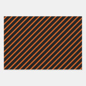 Oranje kat met Paarse heks Pet Happy Halloween Inpakpapier Vel (Voorkant 2)