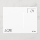 Oranje Kat Neko Briefkaart (Achterkant)