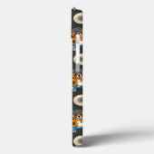 Oranje kat op de Cartoon van het skateboard Case-Mate iPhone Case (Achterkant / Links)