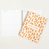 Oranje kat op maat planner (Display)
