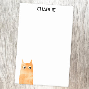 Oranje kat op maat post-it® notes