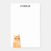 Oranje kat op maat post-it® notes (Voorkant)
